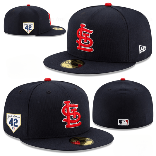 St. Louis Cardinals Jackie Robinson Day Fitted Hat – Navy