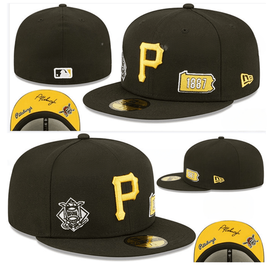 Pittsburgh Pirates Pennsylvania Legacy Fitted Hat – Black & Yellow