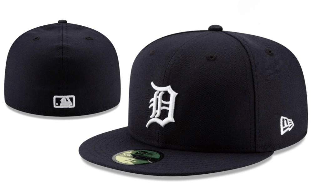 Detroit Tigers MLB Fitted Hat – Navy Blue