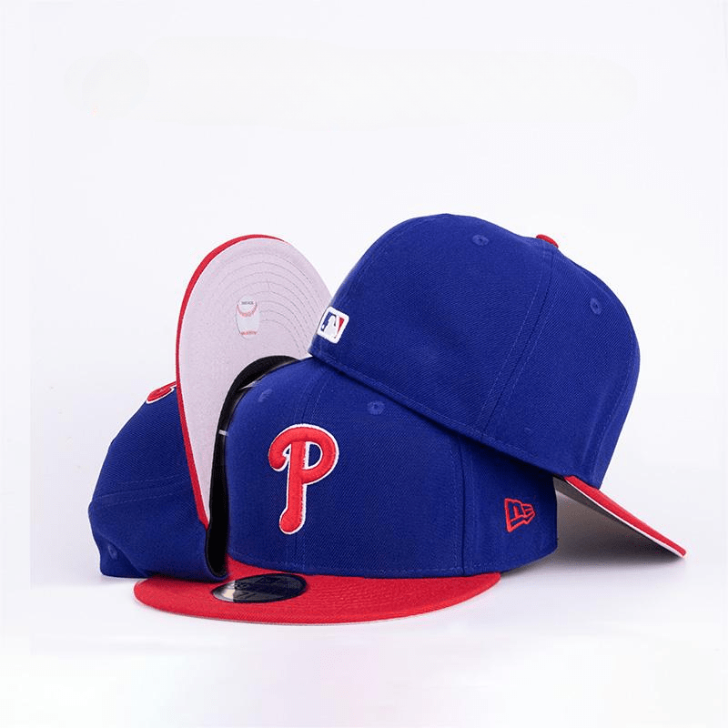 Philadelphia Phillies Royal Blue and Red Fitted Hat – Classic MLB Edition