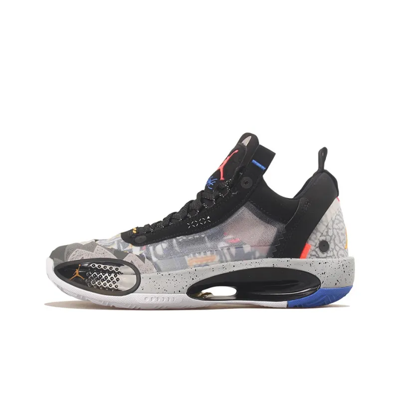 Air Jordan 34 Basketball Shoes Men Low-top Blackwhite – Cz7746-008