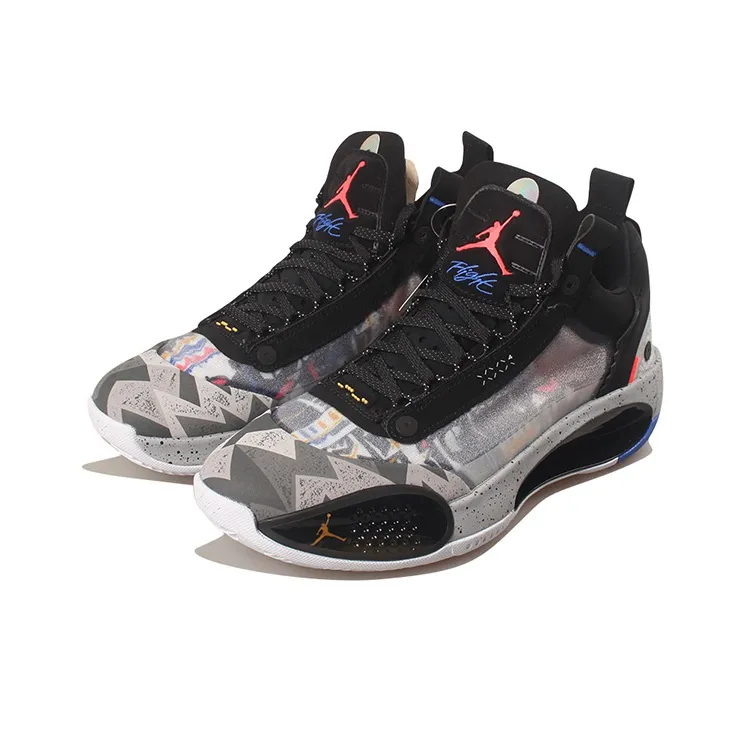 Air Jordan 34 Basketball Shoes Men Low-top Blackwhite – Cz7746-008