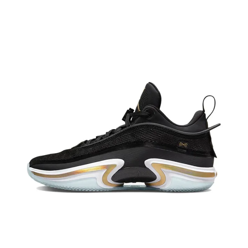 Air Jordan 36 Low Black Gold Clear Sole – DH0833-071