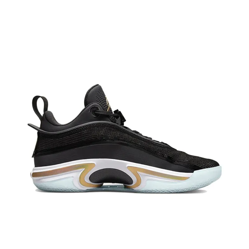 Air Jordan 36 Low Black Gold Clear Sole – DH0833-071