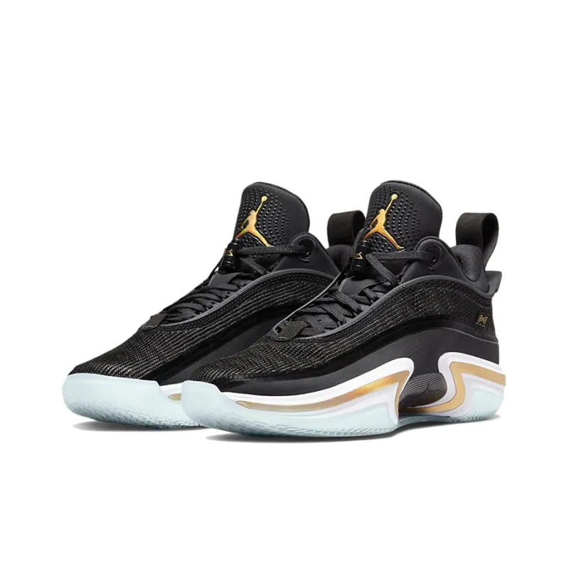 Air Jordan 36 Low Black Gold Clear Sole – DH0833-071