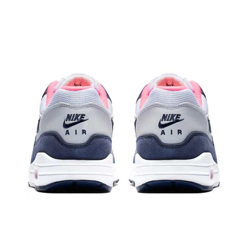 Air Max 1 Pure Platinum Midnight Navy Racer Pink – 319986-116