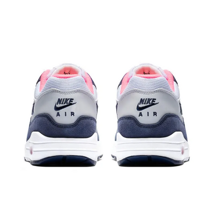 Air Max 1 Pure Platinum Midnight Navy Racer Pink – 319986-116