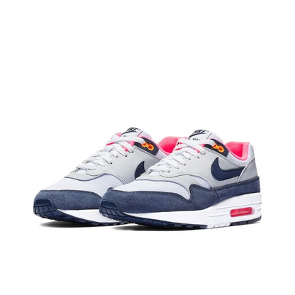 Air Max 1 Pure Platinum Midnight Navy Racer Pink – 319986-116