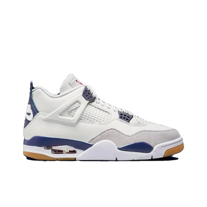 Air Jordan 4 Vintage Basketball Shoes Men Low-top WhiteBlue – DR5415-100