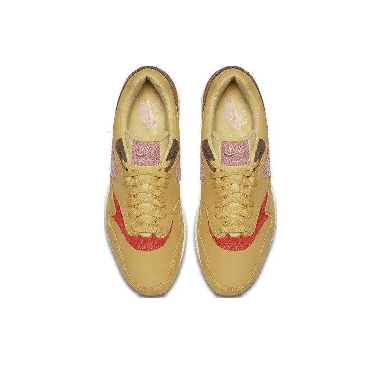 Air Max 1 Crepe Wheat Gold Rust Pink – Cd7861-700