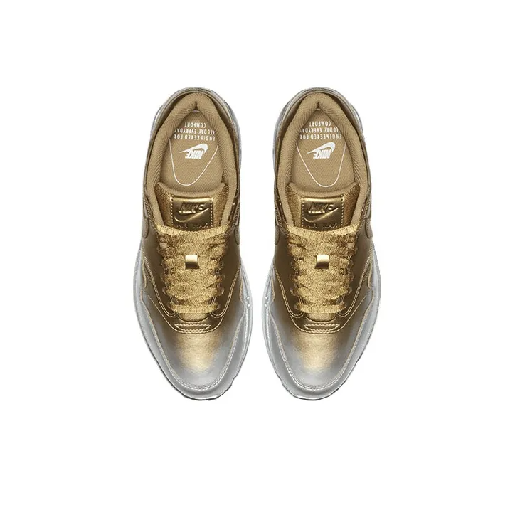 Air Max 1 Lx Metallic Gold Metallic Platinum – 917691-700