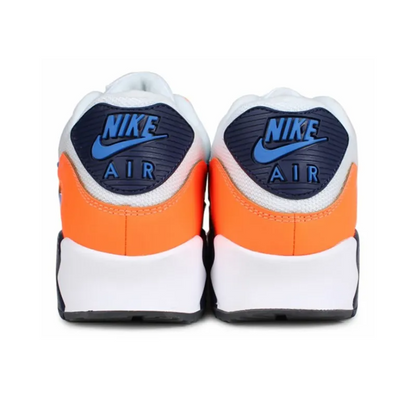 Air Max 90 White Photo Blue Total Orange – AJ1285-104