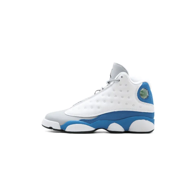 Air Jordan 13 Retro White Italy Blue GS – 439358-107