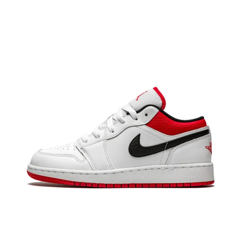 Air Jordan 1 Low ‘White University Red’ 553558-118