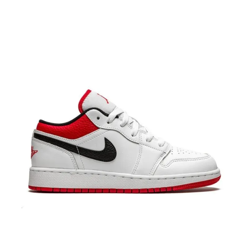 Air Jordan 1 Low ‘White University Red’ 553558-118