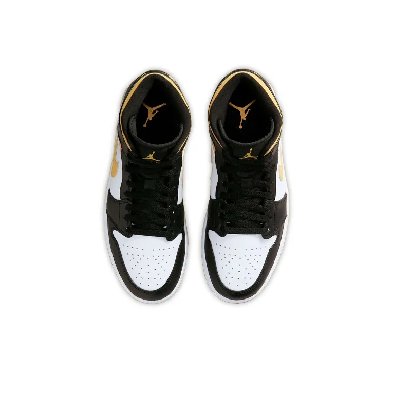 Air Jordan 1 Mid ‘Black University Gold’ 554724-177