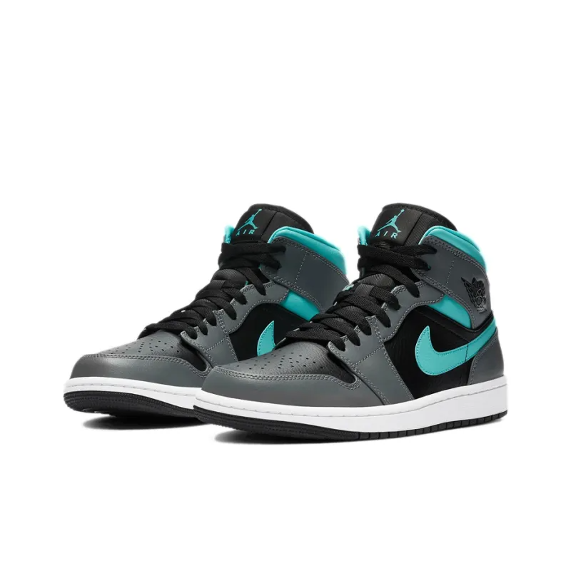 Air Jordan 1 Mid ‘Grey Aqua’ – 554724-063