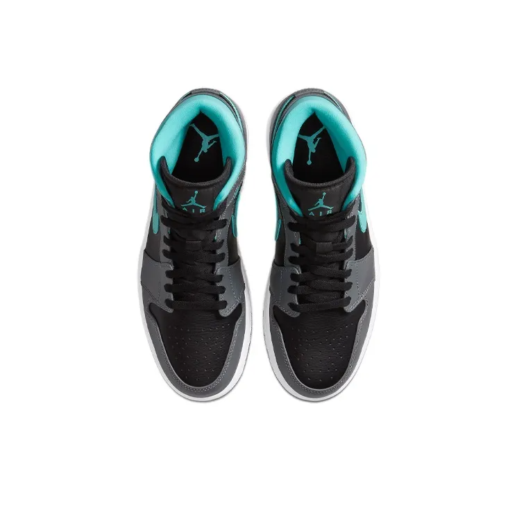 Air Jordan 1 Mid ‘Grey Aqua’ – 554724-063