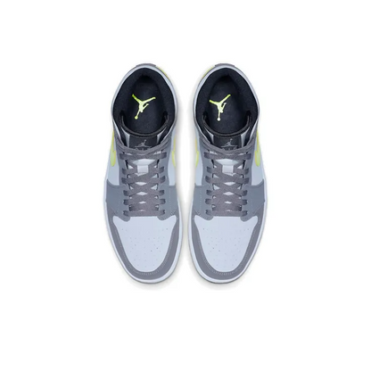 Air Jordan 1 Mid ‘Gun Smoke Volt’ – 554724-072