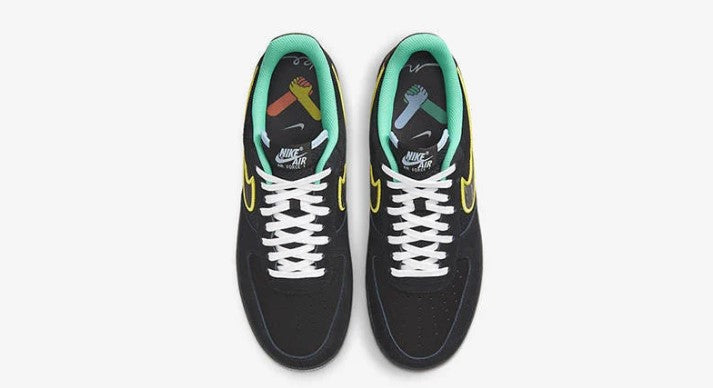 Air Force 1 07 Low Black Yellow Green DM9051-001