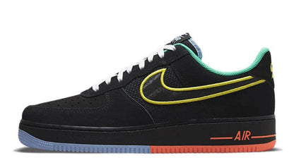 Air Force 1 07 Low Black Yellow Green DM9051-001