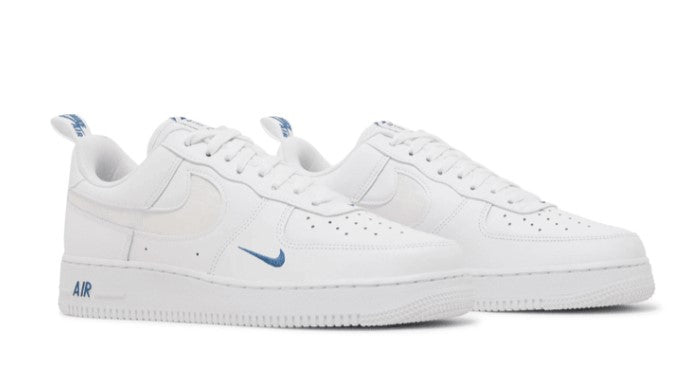 Air Force 1 ’07 LV8 ‘Reflective Swoosh – White Dark Marina Blue’ FB8971-100