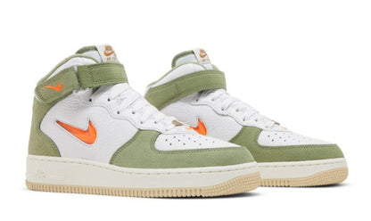 Air Force 1 Mid QS ‘Oil Green Orange’ DQ3505-100