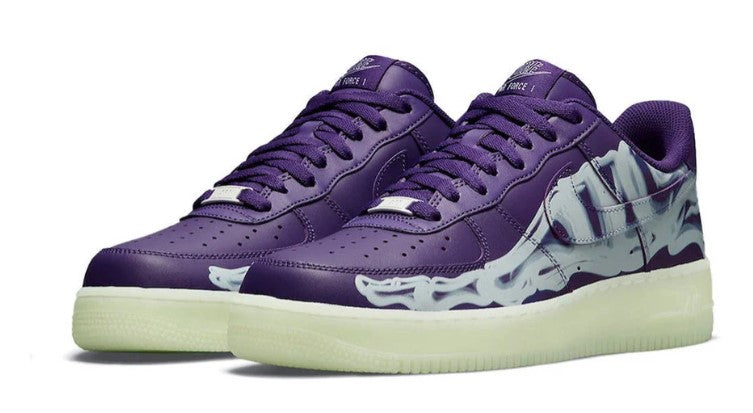 Air Force 1 Purple Skeleton CU8067-500