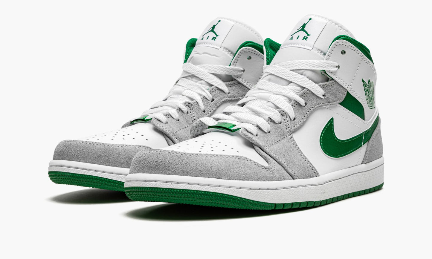 Air Jordan 1 MID SE “Grey / Pine Green / White”