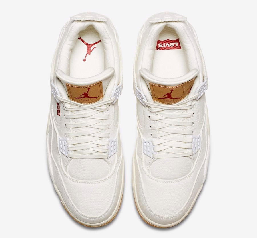 Air Jordan 4 Retro White Denim x Levi’s