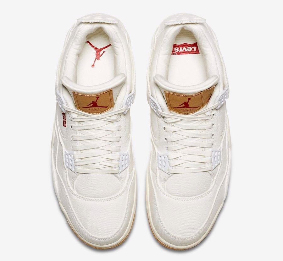 Air Jordan 4 Retro White Denim x Levis