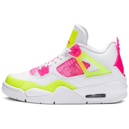 Air Jordan 4 Retro White Lemon Pink GS