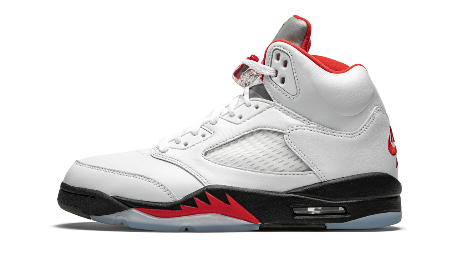 Air Jordan 5 Retro Fire Red Silver Tongue 2020