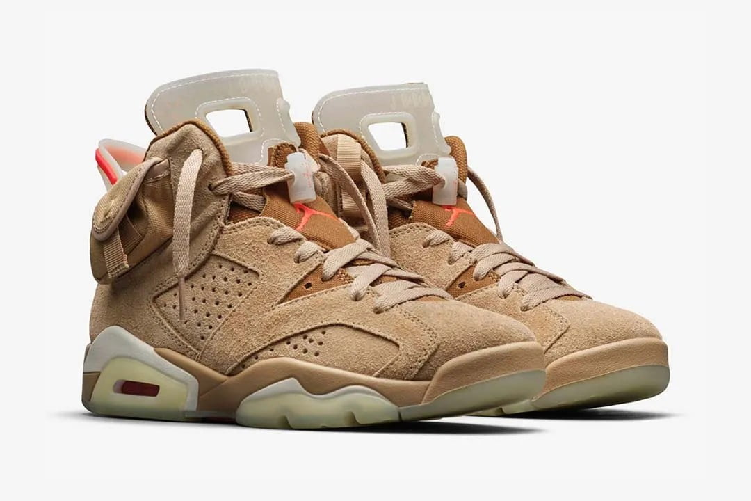 Air Jordan 6 Retro TraviScots British Khaki