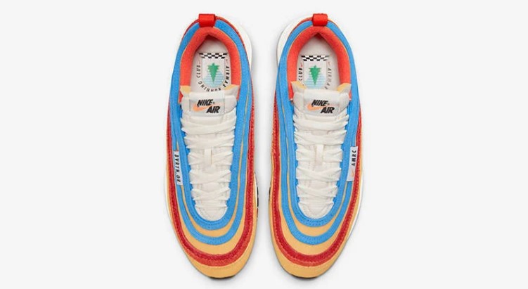 Air Max 97 SE Running Club Yellow Blue DH1085-700