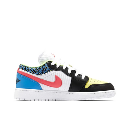 Air Jordan 1 Low White Mesh Multicolor Sneakers – DH5927-006