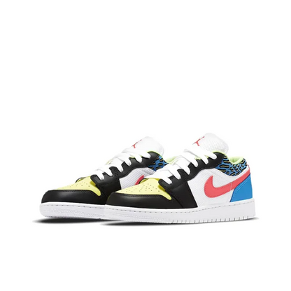 Air Jordan 1 Low White Mesh Multicolor Sneakers – DH5927-006