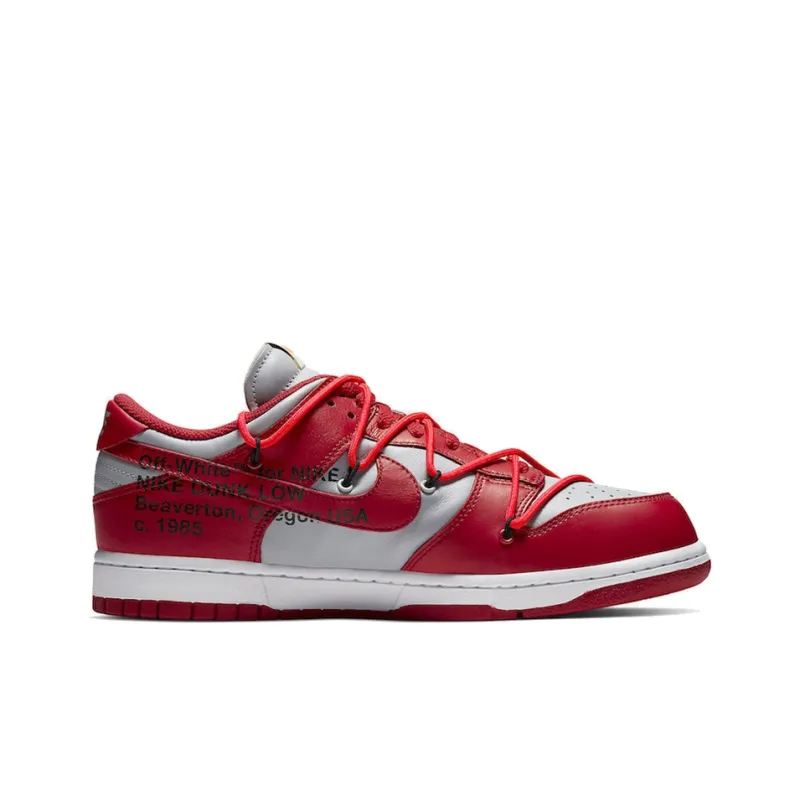 Dunk Low Off White University Red – Ct0856-600