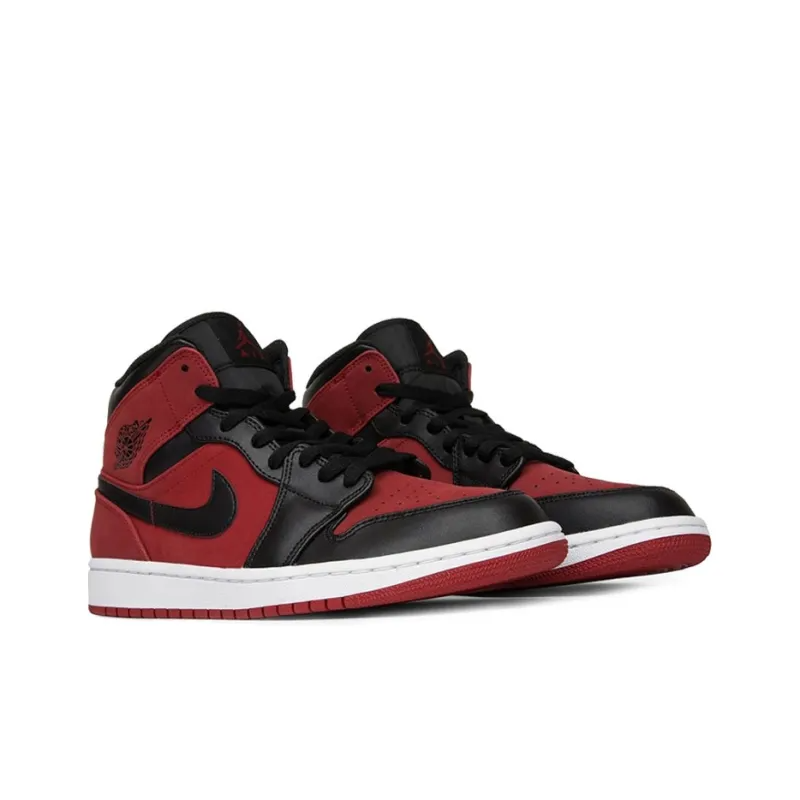 Air Jordan 1 Mid Gym Red Black – 554724-610