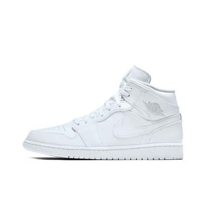 Air Jordan 1 Retro Mid ‘Triple White’ 554724-104