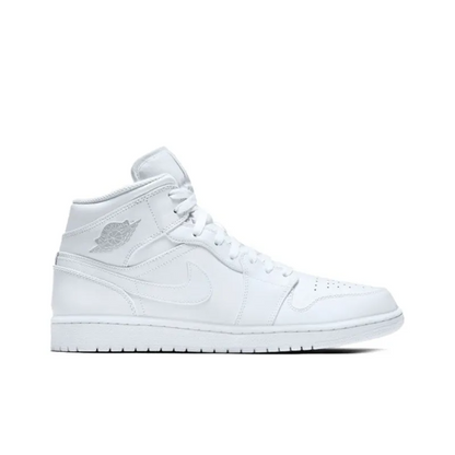 Air Jordan 1 Retro Mid ‘Triple White’ 554724-104