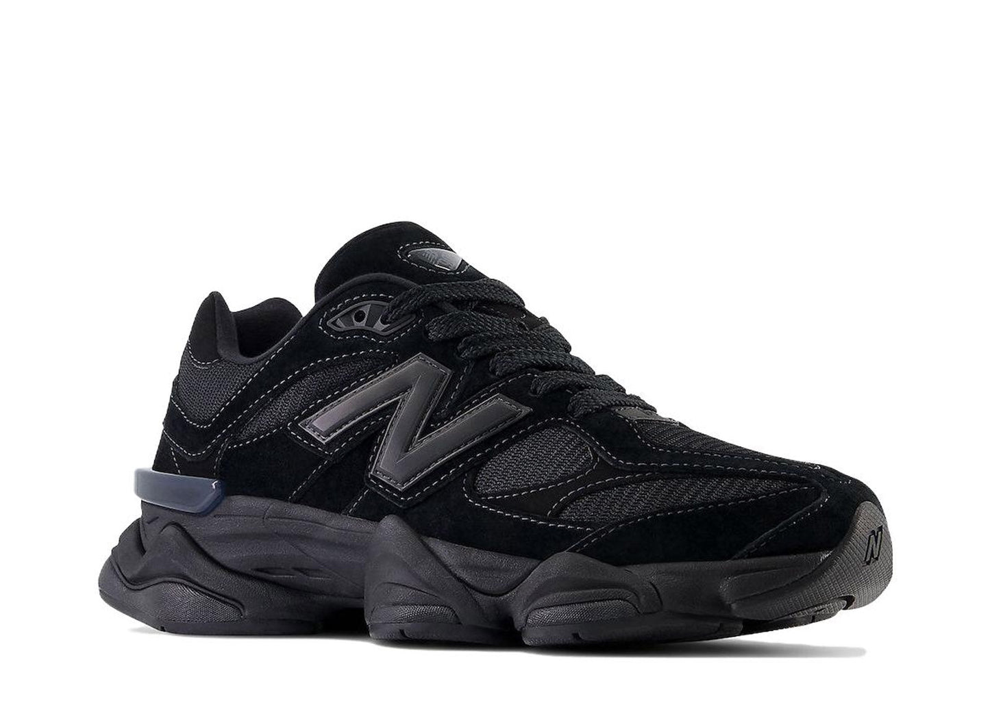 New Balance 9060 Triple Black Leathers – U9060NRI