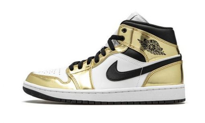 Jordan 1 Mid Metallic Gold