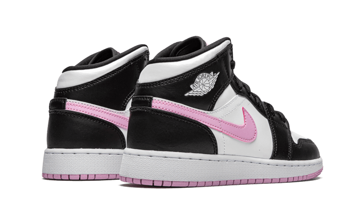 Jordan 1 Mid White Black Light Arctic Pink