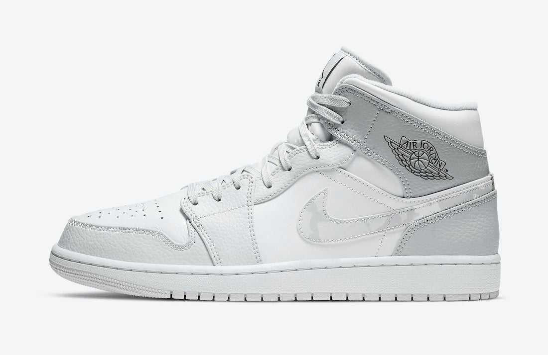 Jordan 1 Mid White Camo