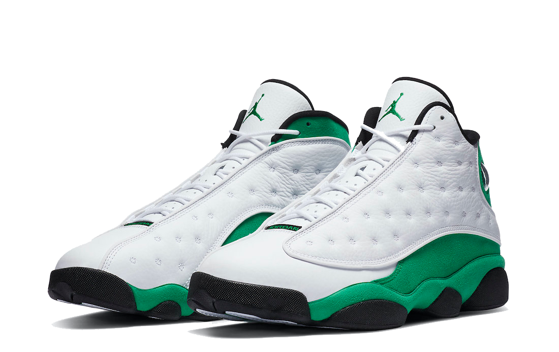 Jordan 13 Retro White Lucky Green