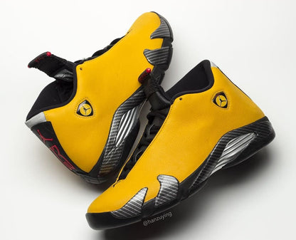 Jordan 14 Ferari Yellow