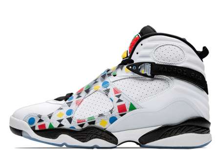 Jordan 8 Retro Quai 54 2019 White