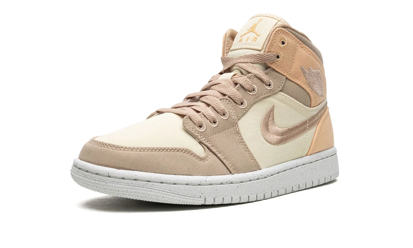 Air Jordan 1 Mid Se Canvas Khaki Women’s – Dv0427-102