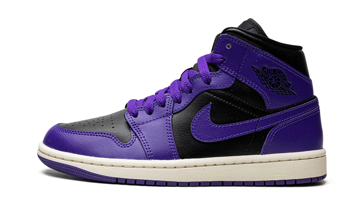 Air Jordan 1 Mid Purple Black Women’s – BQ6472-051